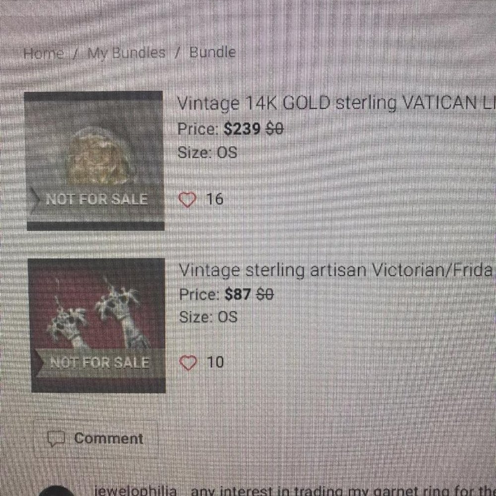 Listing for @jewelophilia -- Do not purchase